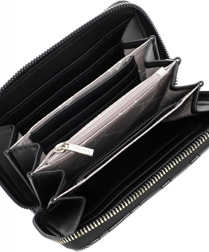 Tamaris Geldbörse Linn 32270 Damen Geldbörsen Ornament Black 100 Einheitsgrösse Black 100, Einheitsg