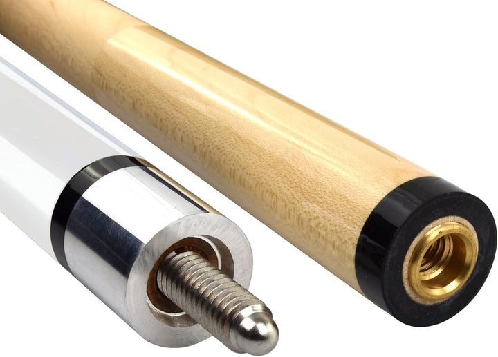 Parker Billardqueue JPS-Serie einfarbiger 2-TLG.Profi-Cue, hochwertiges Ahornholz und Leinenwicklung