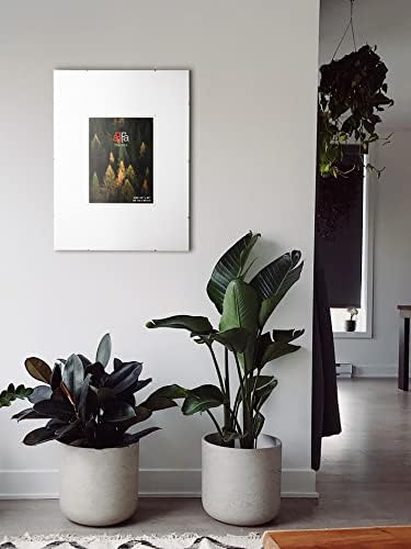 aFFa frames Rahmenloser Bilderhalter | Bilderrahmen | Acrylglas | mit Clips | für Fotos und Poster |