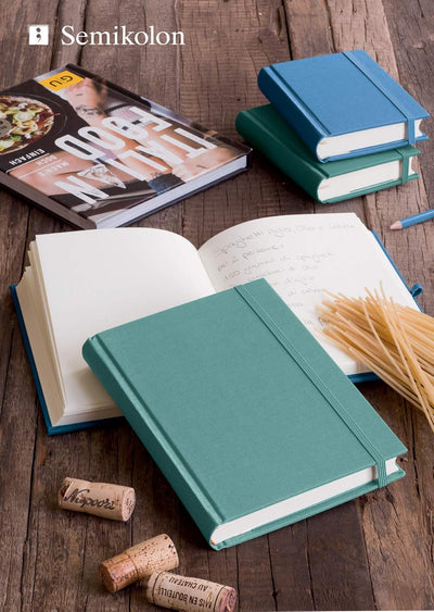 Semikolon 357547 Foto-Album Classic Medium – 21,6 x 25,5 cm – 80 Seiten cremefarben, für 160 Fotos –