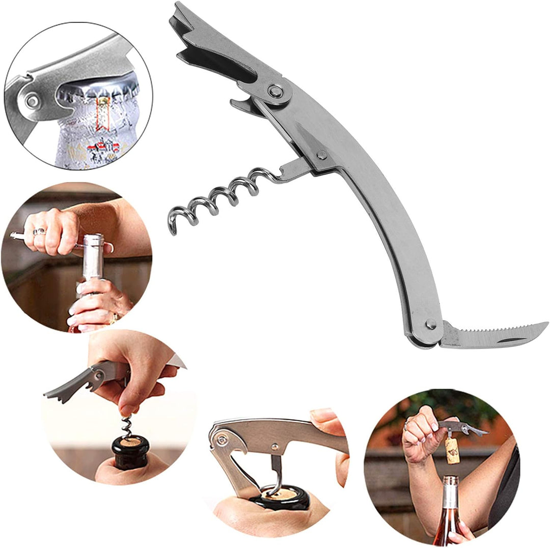 Flaschenöffner-Set Flaschenöffner Kuuleyn Weinöffner-Kit, 5 Stück/Set Weinöffner-Zubehör Geschenkwer