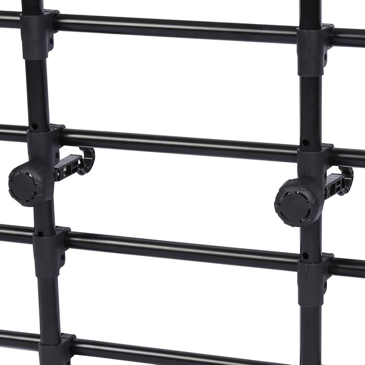 Wiltec Hundegitter fürs Auto Modell G, 40 cm hoch, verstellbare Breite 83-145 cm, Trenngitter univer