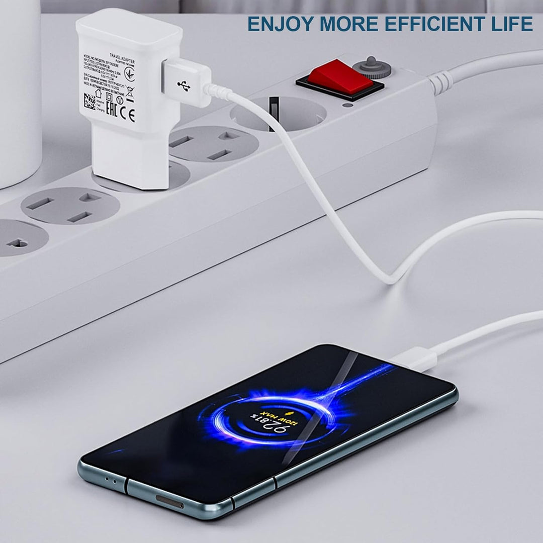 2-Pack USB Ladegerät Ladekabel für Samsung Galaxy A54 A53 A51 A34 A14 A13 M54 M53 M34 M33 M14 M13 5g