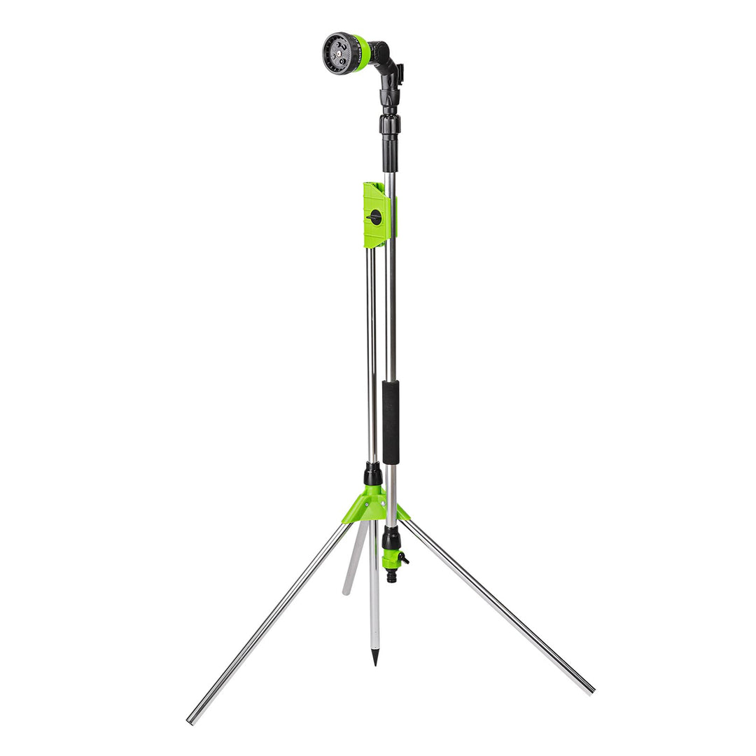 DEMA Gartendusche Viktoria Teleskop 220cm Outdoor Dusche 2in1 | Camping Dusche, Gartenbrause, Giessf