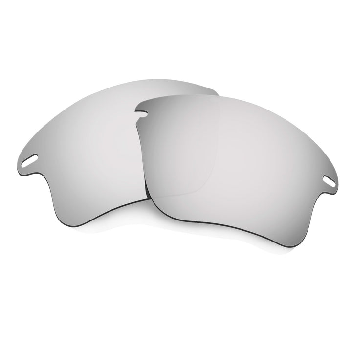 HKUCO Plus Mens Replacement Lenses For Oakley Fast Jacket XL Sunglasses Titanium Mirror Polarized
