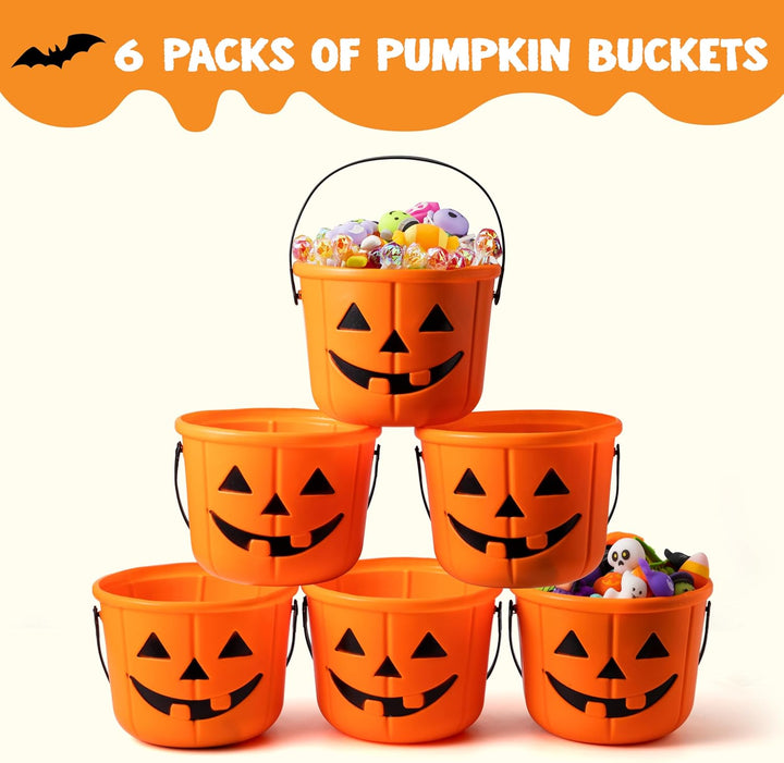 JOYIN Halloween Trick or Treat Eimer kürbis Jack o Lantern Halloween Party Supplies kürbis süssigkei