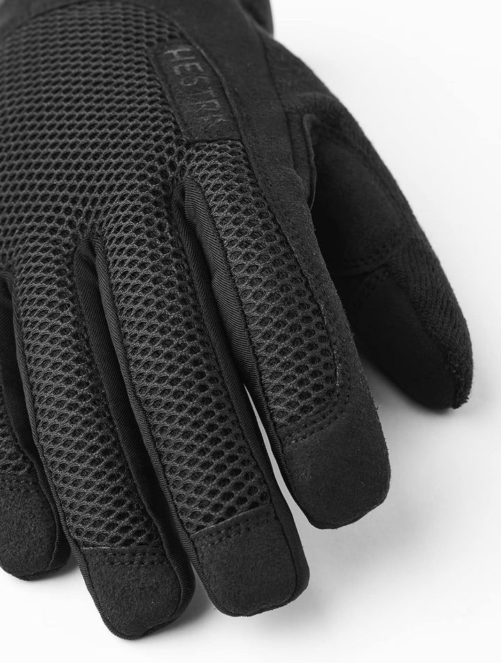 HESTRA Unisex Bike Long Sr. 5 Finger Handschuhe Schwarz 7