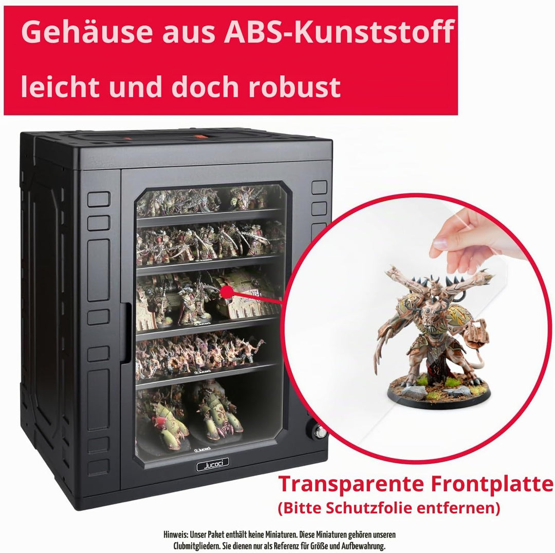 Jucoci Miniaturen Aufbewahrungskoffer Miniaturen Transportkoffer (Grossformat mit Licht) Grosses For