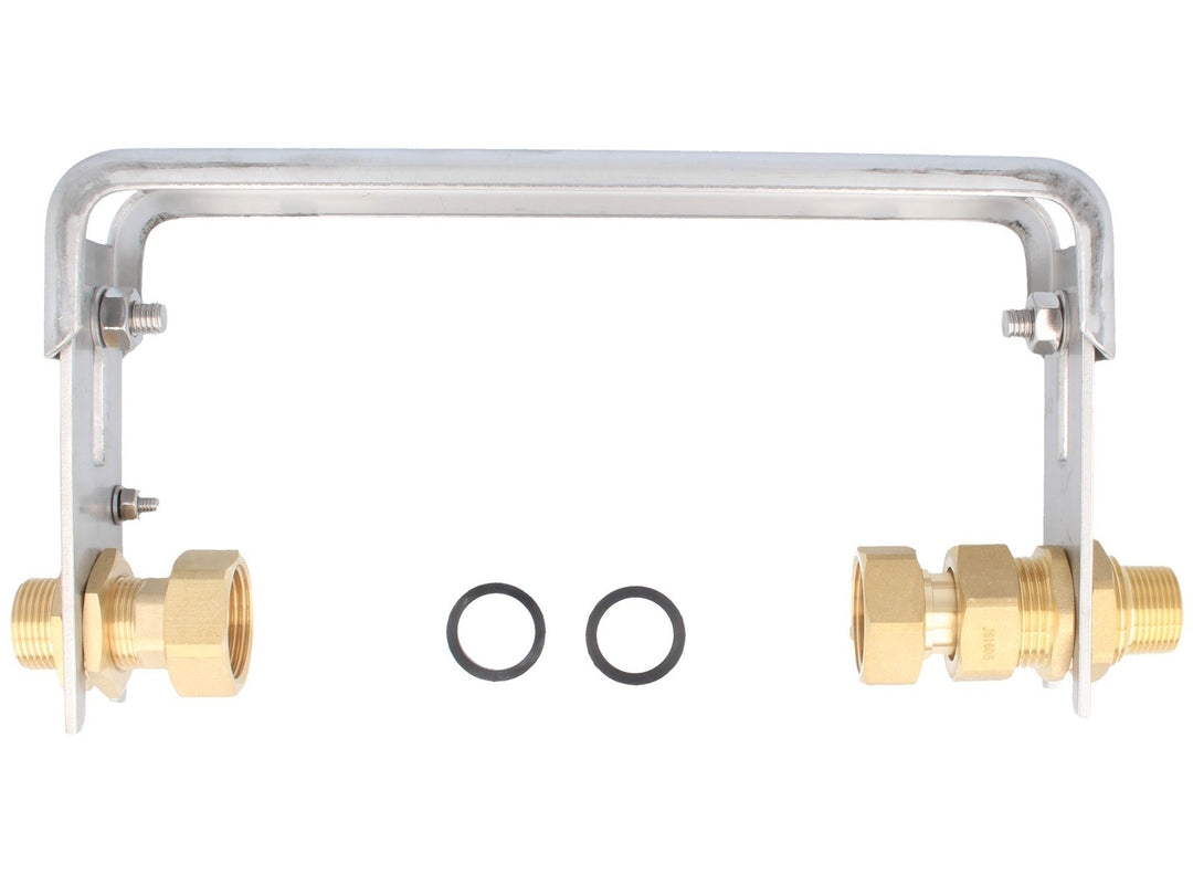 Wasserzählergarnitur Wasserzählerbügel Aufnahme für Zähler mit Baulänge 190 mm