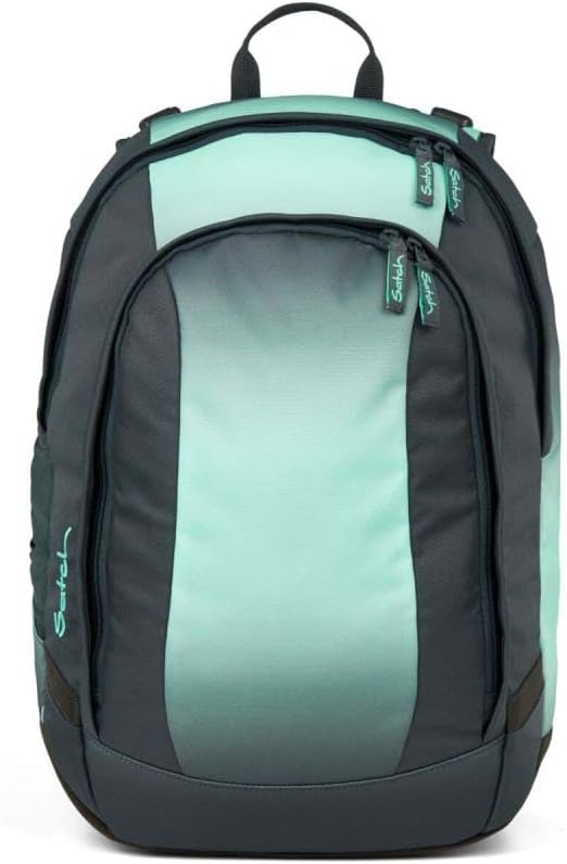 Satch Air Schulrucksack Set 3tlg. inkl. Schlamperbox und Sportbeutel Gradient Mint, Gradient Mint