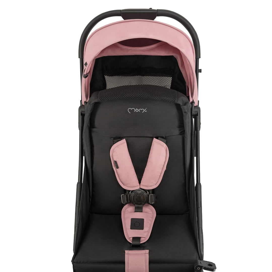 MoMi Kinderbuggy PAOLA mit automatischem Faltsystem, bis 22 kg Körpergewicht, 5-Punkt-Sicherheitsgur