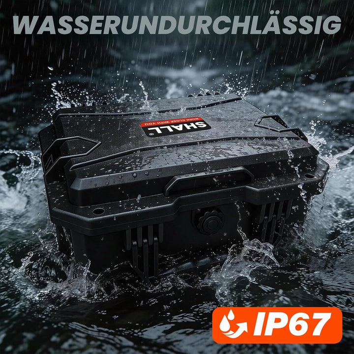 Shall Universal Kamera Koffer L, wasserdicht Staubdicht Schockfest, mit Schaum-Einlagen, für Kamera,