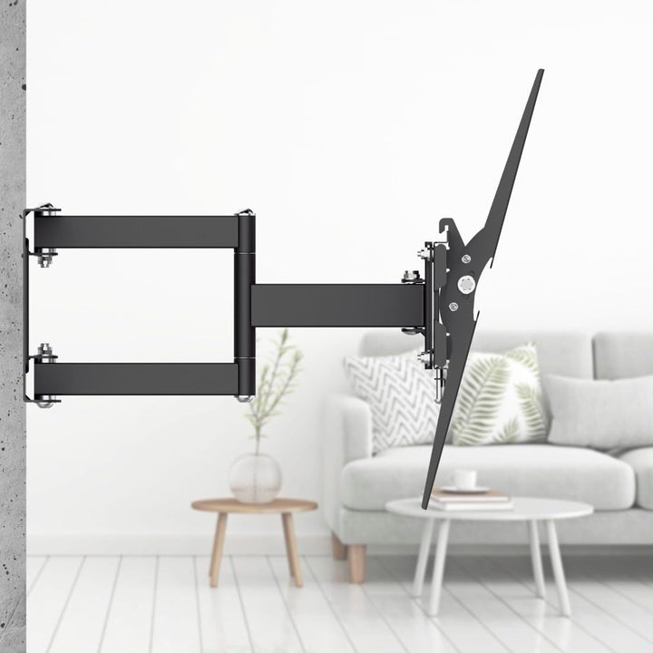Hama TV Wandhalterung schwenkbar, neigbar, ausziehbar (TV Wandhalterung 32-65 Zoll, VESA 100x100 bis