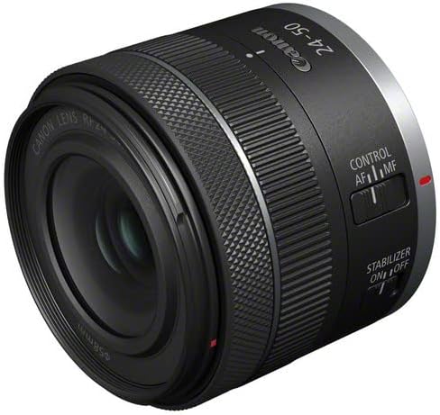 Canon RF 24-50mm F4.5-6.3 is STM Zoomobjektiv für Einsteiger und Vlogger (2-Fach Zoom, 4,5 Stufen Bi