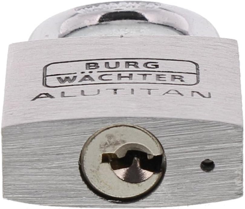 Burg-Wächter 30 BURG Vorhangschloss 770 Alutitan, 30 mm SB (Packung mit 5) 30 mm (Packung mit 5), 30