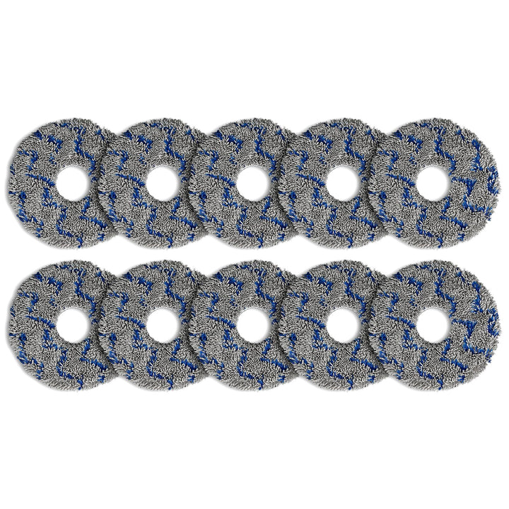 (10 Stück) Waschbare, Wiederverwendbare Wischpads für ECOVACS DEEBOT X1 Omni/ X1 PRO Omni/ X1 Turbo/