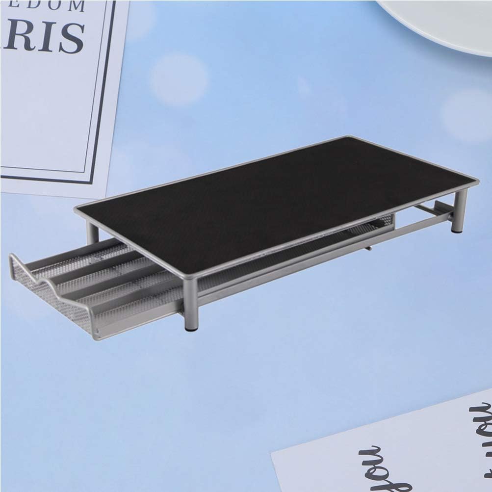 Hemoton 40 Dolce Gusto Kaffeepad-Kapselhalter - Organizer für Schiebeschubladen mit Edelstahlgitter