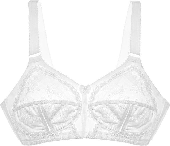 Triumph Damen Doreen X BH ohne Bügel 100C Weiss, 100C Weiss