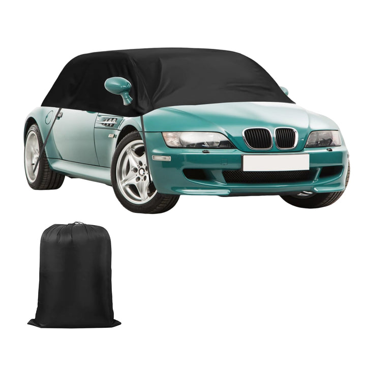 Autoabdeckung Ersatz für BMW Z3/Z4, Wasserdicht Halbgarage 420D Oxford mit Riemen, Halbabdeckung Aut