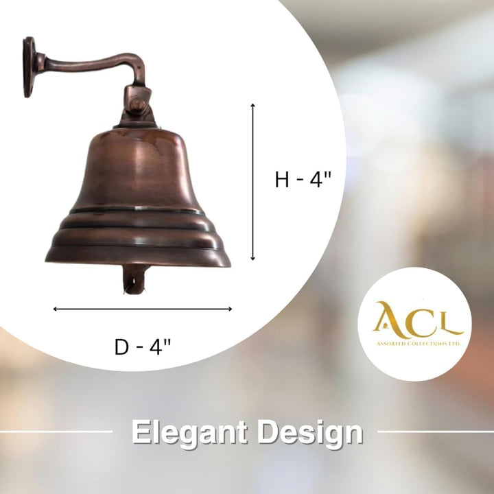Hausbar-Zubehör – Last Order Bell – Kneipenglocke, Wandglocke mit lautem Klang, ideal für Weihnachte
