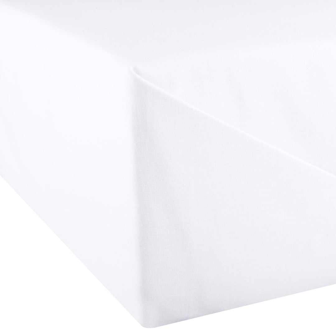 aqua-textil Superior Bettlaken ohne Spanngummi XXL 240 x 290 cm weiss Baumwolle leichte Sommer-Bettd
