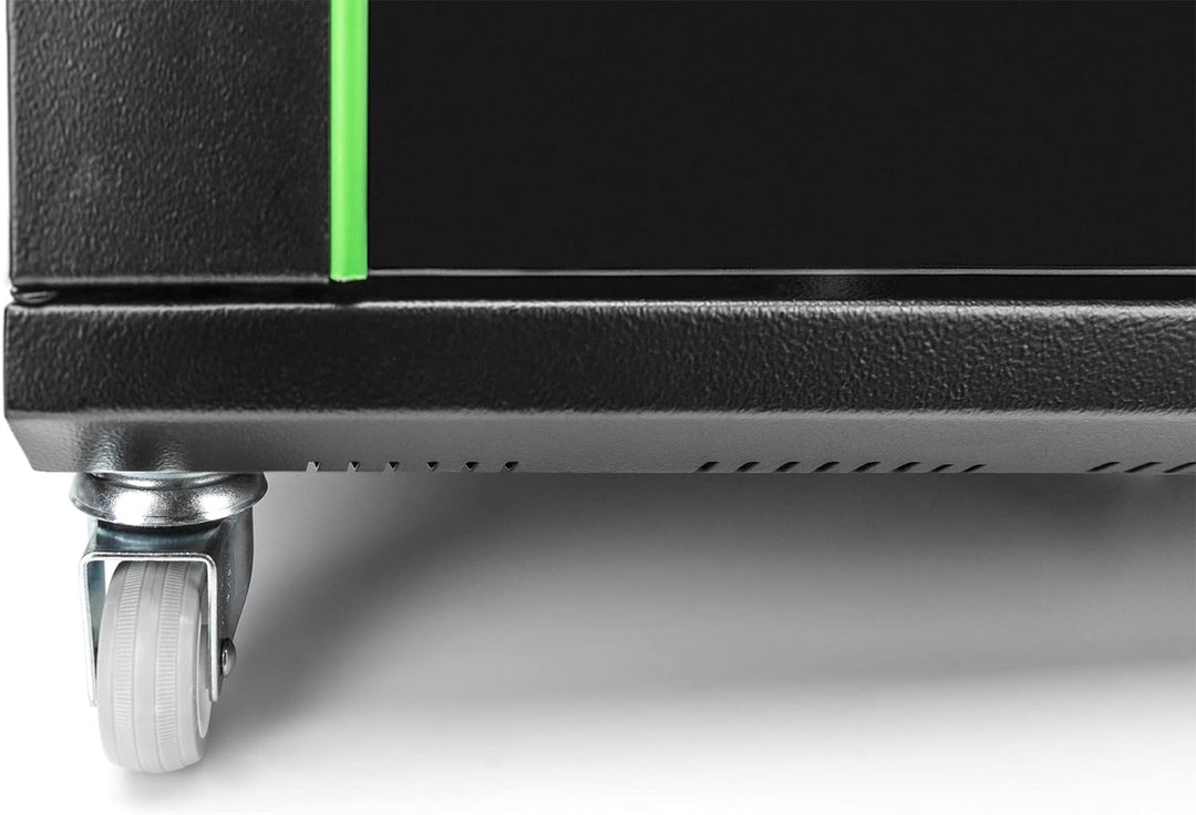 DIGITUS Laufrollen für Standard 19" Wandgehäuse von DIGITUS, 4 Stück, 2x feststellbar, rotierend, 25