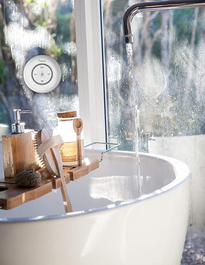 LEICKE Bluetooth Duschlautsprecher, Bluetooth Lautsprecher Shower, Staub-/Dampf-/Wasserdichter Dusch