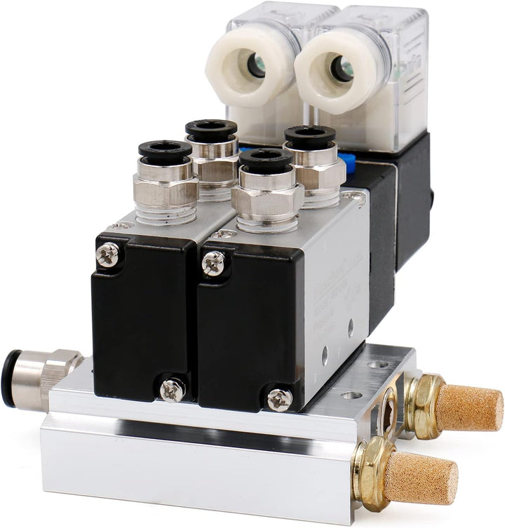 Heschen Elektrisches pneumatisches Doppel-Magnetventil, 4V210-08, AC24V, PT1/4-Zoll-Anschluss, 5-Weg