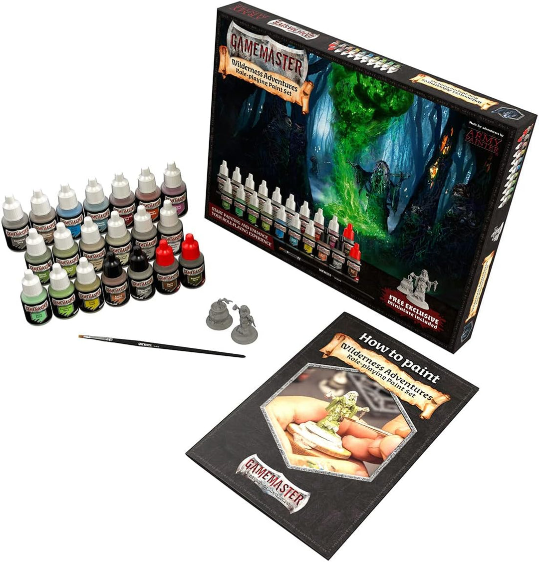 The Army Painter Gamemaster: Wilderness Adventures Farbset, 20 Tropfflaschen mit 12 ml Acrylfarbe fü