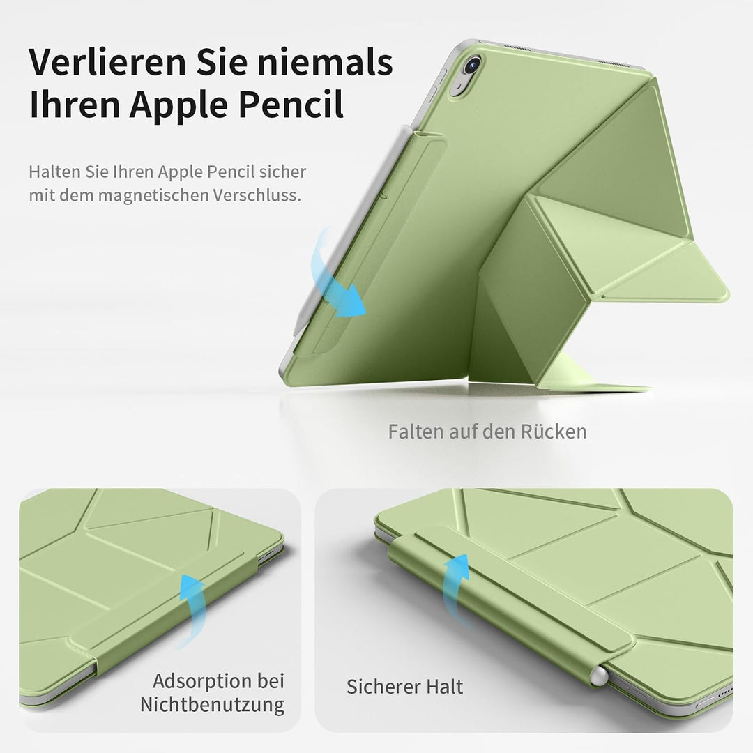 Magnetisch Hülle für iPad (A16) 11. Generation 11 Zoll 2025, iPad 10. Generation 10,9 Zoll 2022, Sch