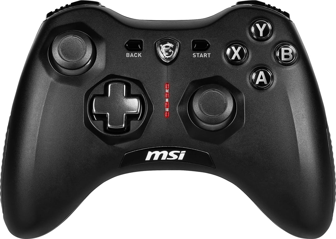 MSI Force GC20 V2 Kabelgebundener PC-Gamepad Controller - austauschbare D-Pad-Abdeckungen, Zwei Vibr