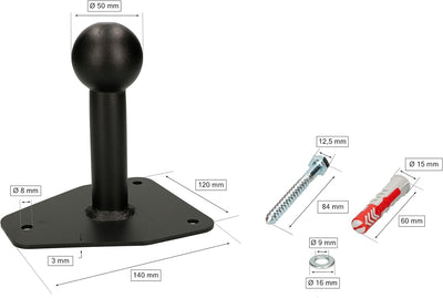 KOTARBAU® Wandhalterung für Fahrradträger Aufbewahrung für Heckträger Universal