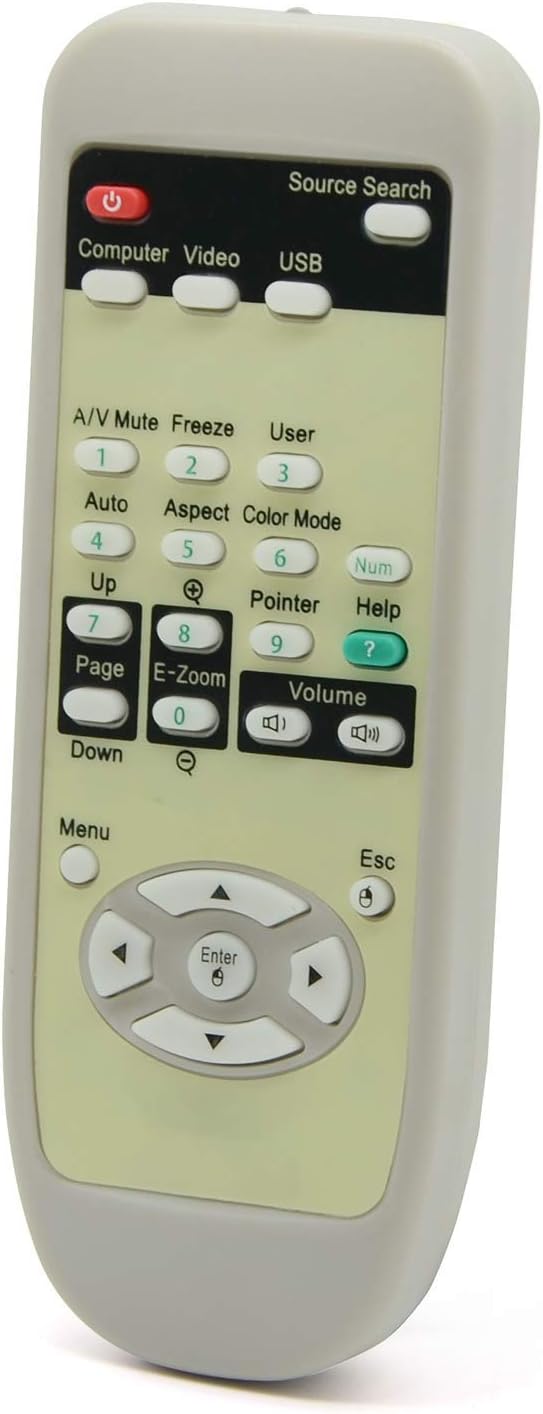 151506800 151944200 Beamer Fernbedienung für Epson EH-TW420 EH-TW450 H369B EB-440W EB-450W EB-450Wi