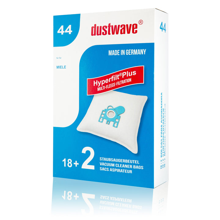 Megapack - 20 Staubsaugerbeutel passend für Miele S5 Ecoline green Bodenstaubsauger/dustwave® Marken