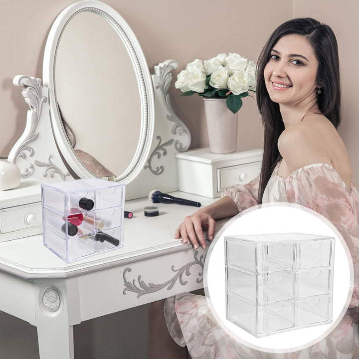 Alipis Make-up-Organizer Mit Schubladen Transparente Kosmetik-Aufbewahrungsbox Für Schmuck Schreibwa