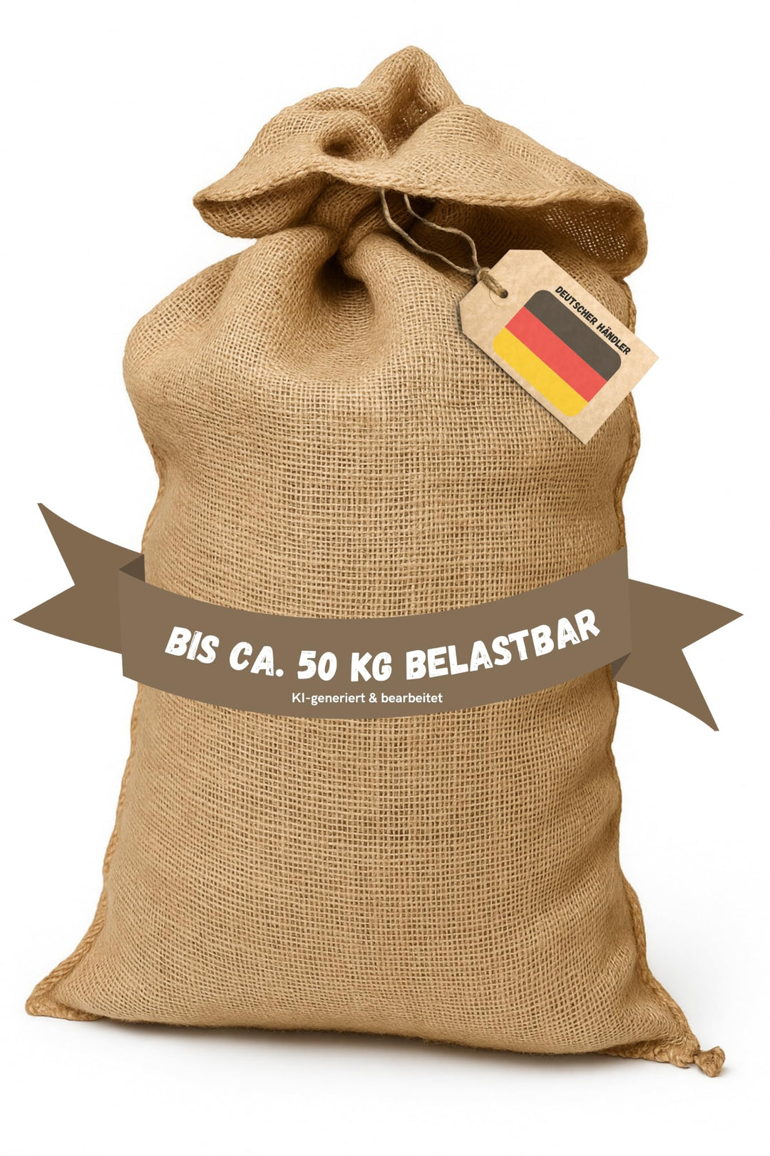 Samenshop24® 10 Stück, Premium Jutesäcke aus 100% Naturfaser, Neu, Grösse 110cm x 60cm, strapazierfä