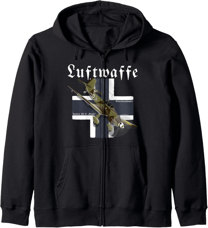 German Warbird I Junkers Ju 87 Stuka I WW2 Flugzeuge Kapuzenjacke