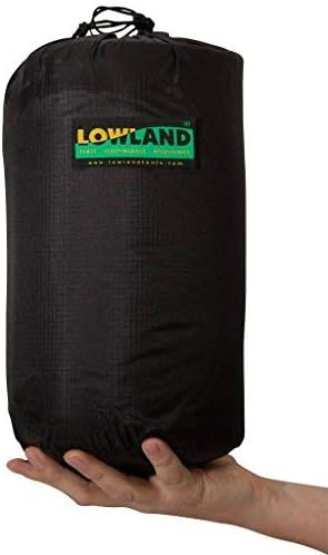 Lowland Outdoor Companion Summer Daunen Deckenschlafsack, Grün, 210x80 cm Single, Single