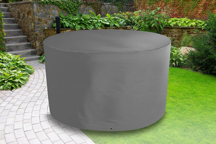Bosmere U545 brandneue Thunder Grey 4-6 Sitz Rundschreiben Tisch Abdeckhaube, grau Grau (D 128cm H 7
