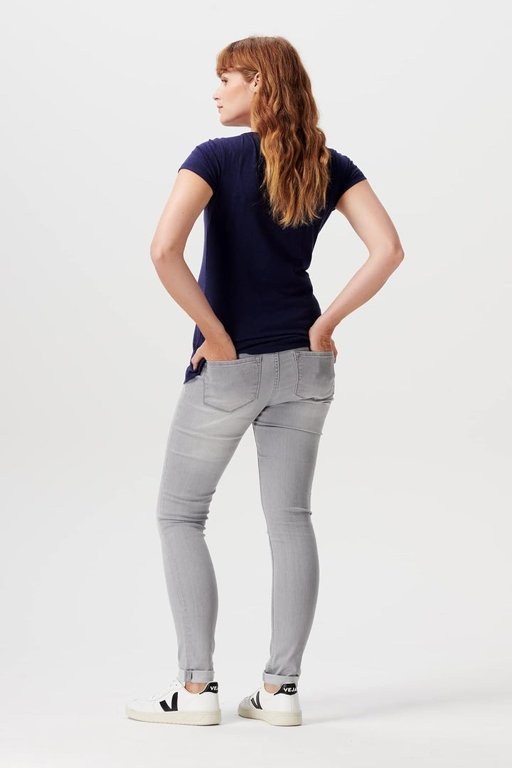 Noppies Damen Ella Over The Belly Jegging Jeans 26 Light Aged Grey, 26 Light Aged Grey