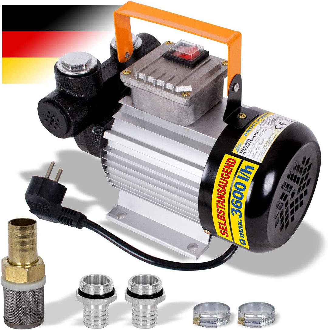 Dieselpumpe Heizölpumpe Biodiesel Ölpumpe Kraftstoffpumpe Selbstansaugende Pumpe Standard-4 Elektris