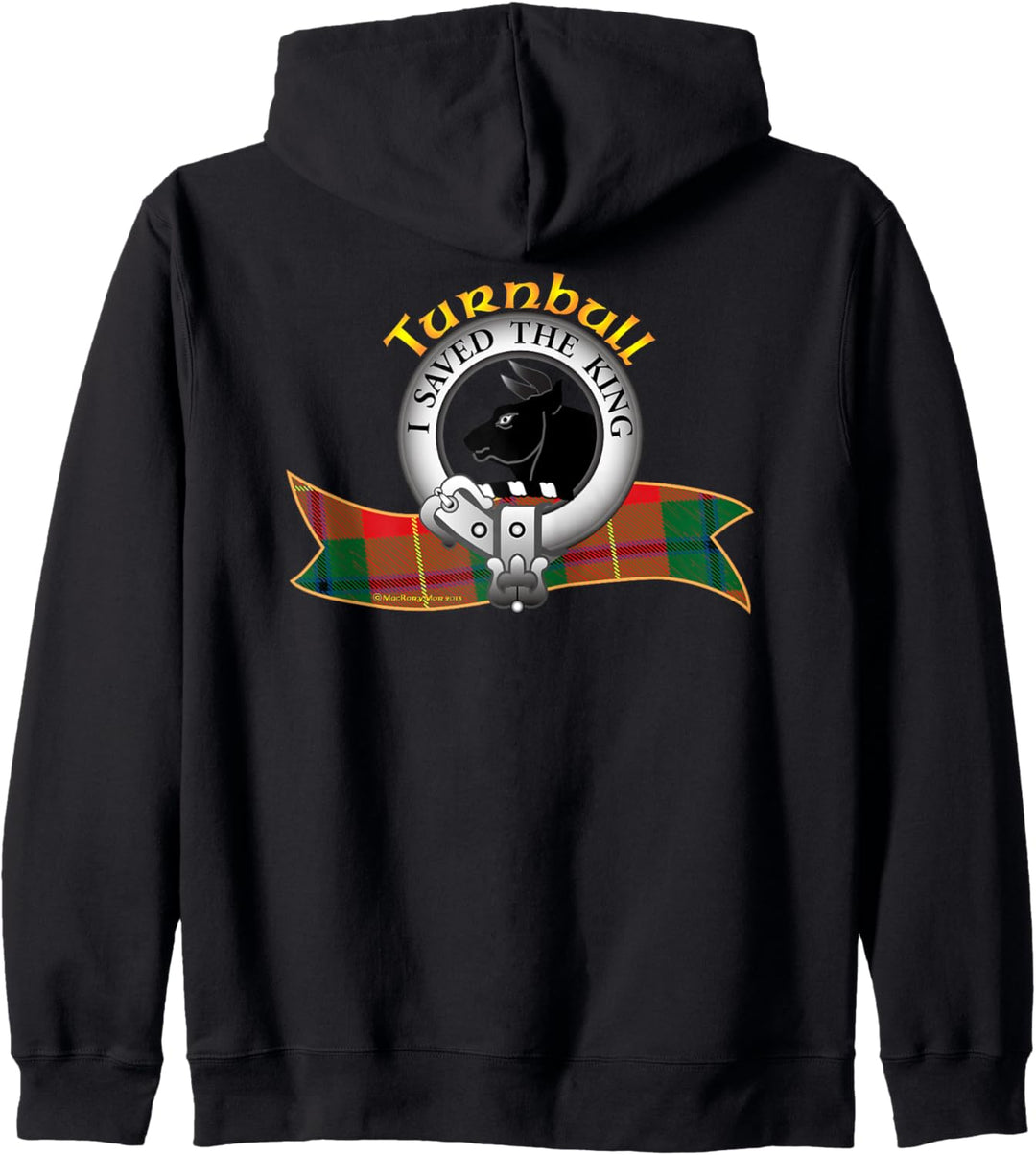 Turnbull Clan Tartan Wappen Kapuzenjacke