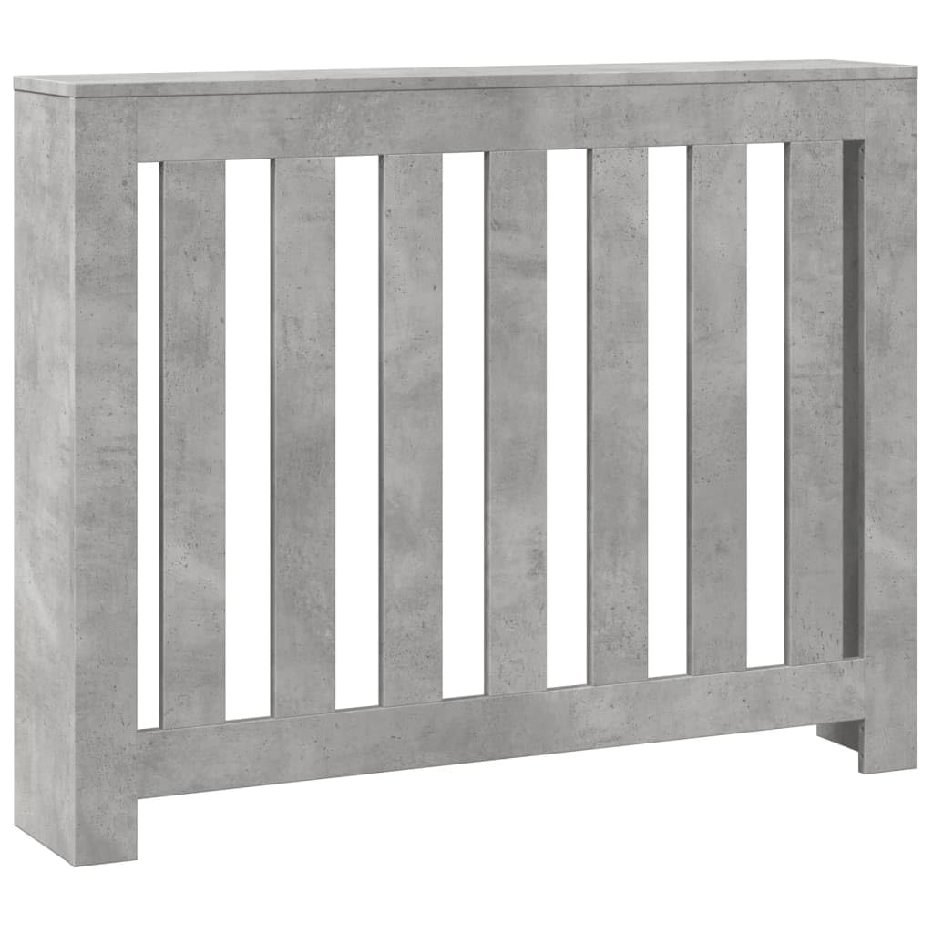 vidaXL Heizkörperverkleidung Betongrau 104x20x82 cm Holzwerkstoff 104 x 20 x 82 cm Betongrau, 104 x