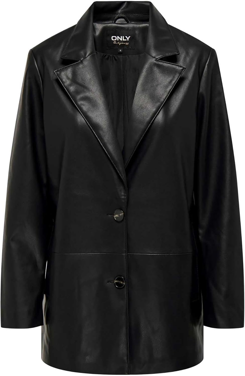ONLY Damen Onlheidi Sus Sb Faux Leath Cc OTW Blazer XS Schwarz, XS Schwarz
