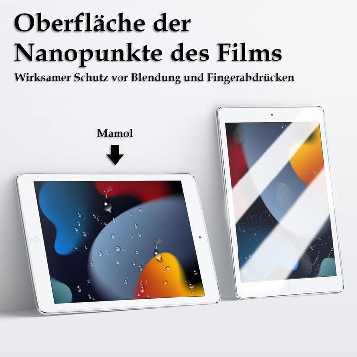 2 Stück Papier Schutzfolie für iPad 6/5. Generation (2018/2017), iPad Air 2/1. Generation und iPad P