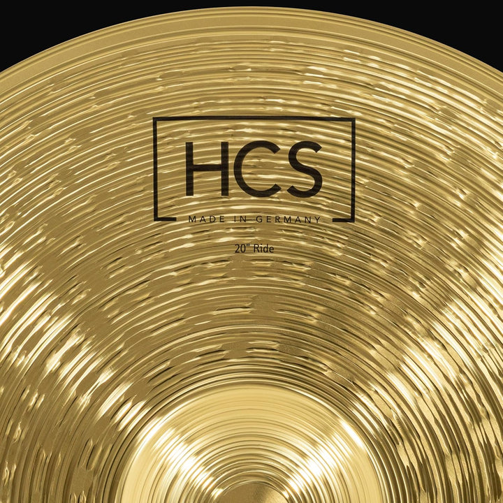 Meinl Cymbals HCS Ride 20 Zoll (Video) Schlagzeug Becken (50,80cm) Messing, Traditionelles Finish (H