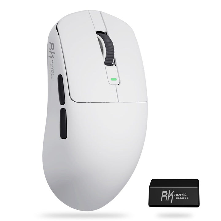 RK ROYAL KLUDGE M3 Gaming Maus Kabellos, 47g Ultralight, 30K DPI PAW3950 Optical Sensor, 8K Polling,