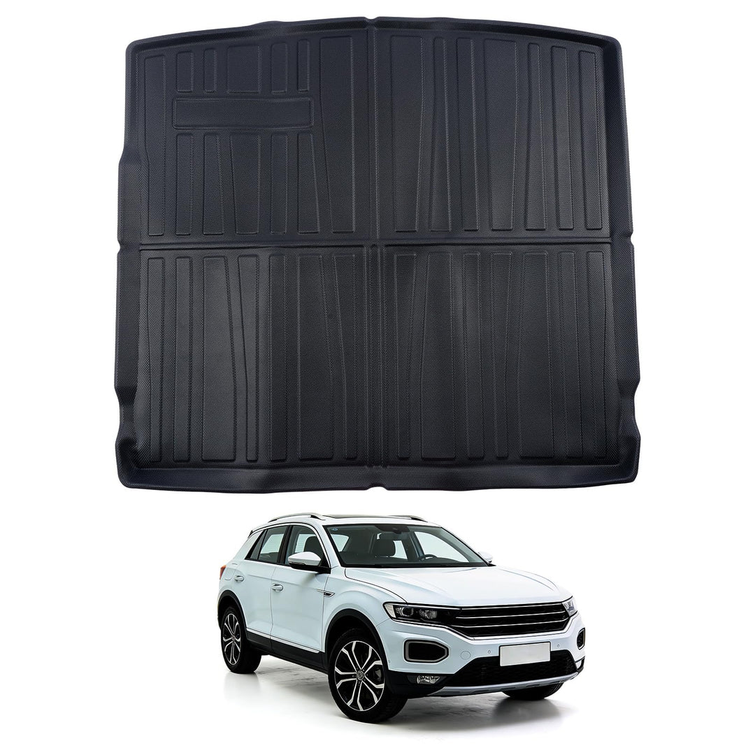 Auto Kofferraummatte für VW Touran II 2016-2021, Allwetter Kofferraummatte aus TPE, Wasserdicht ruts
