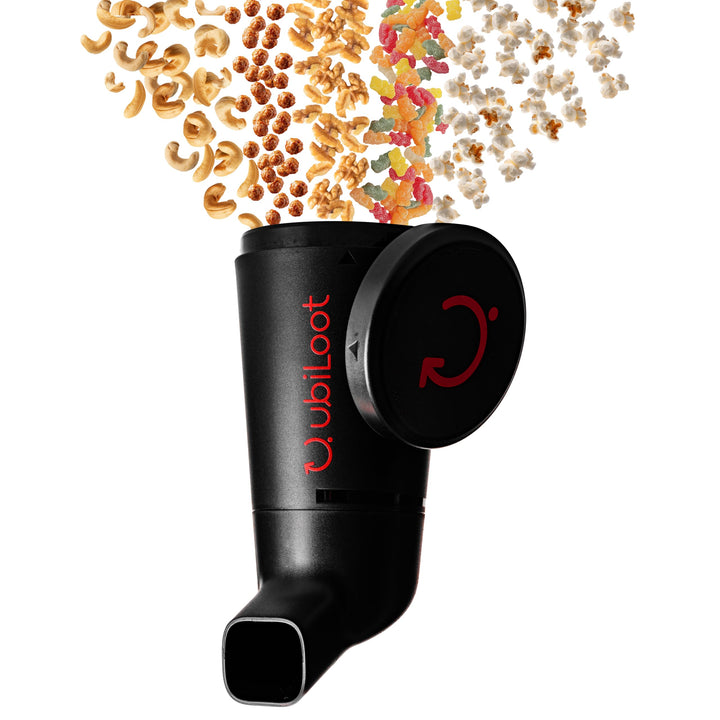 Innovativer Snackspender für saubere Hände & Equipment [485ml] - Ideal für Gaming, Büro & Freizeit -