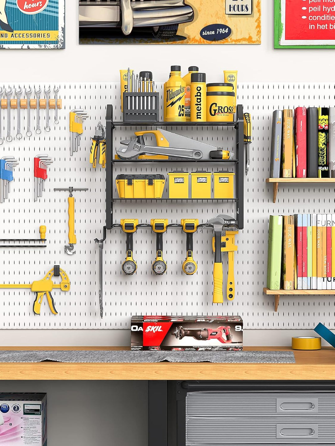 Power Tool Organizer Werkzeugspeicher Aufbewahrung Wandhalterung Akku Schlagbohrschrauber,Heavyduty